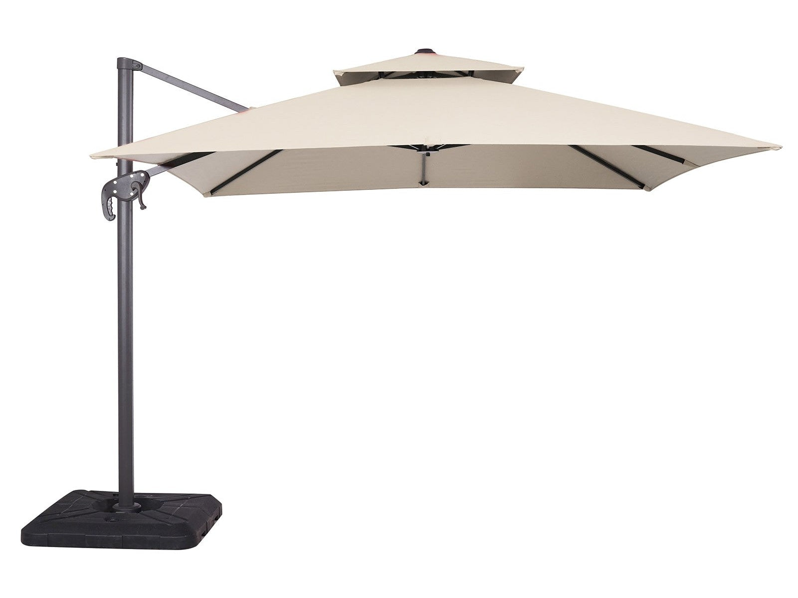 Hero Beige Square Umbrella