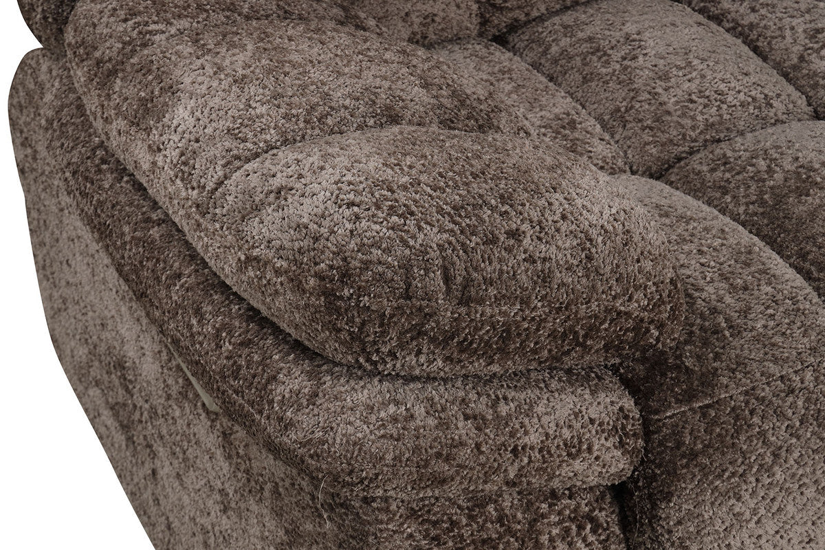 Hieronymus Dark Brown Power Sectional