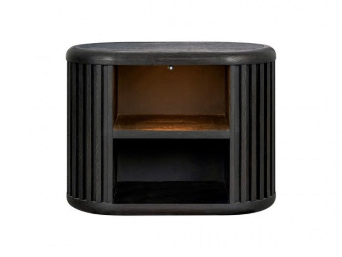 Hildesheim Black Nightstand