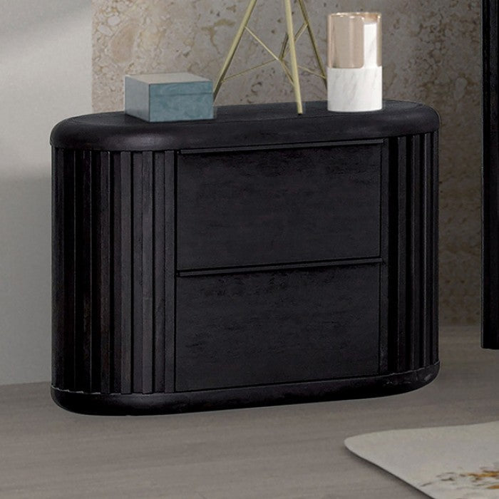 Hildesheim Black Queen 5 Piece Panel Bedroom Set w/Chest (N1)