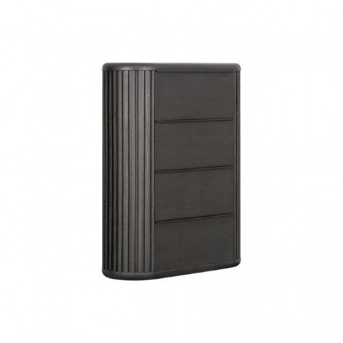 Hildesheim Black Queen 5 Piece Panel Bedroom Set w/Chest (N1)