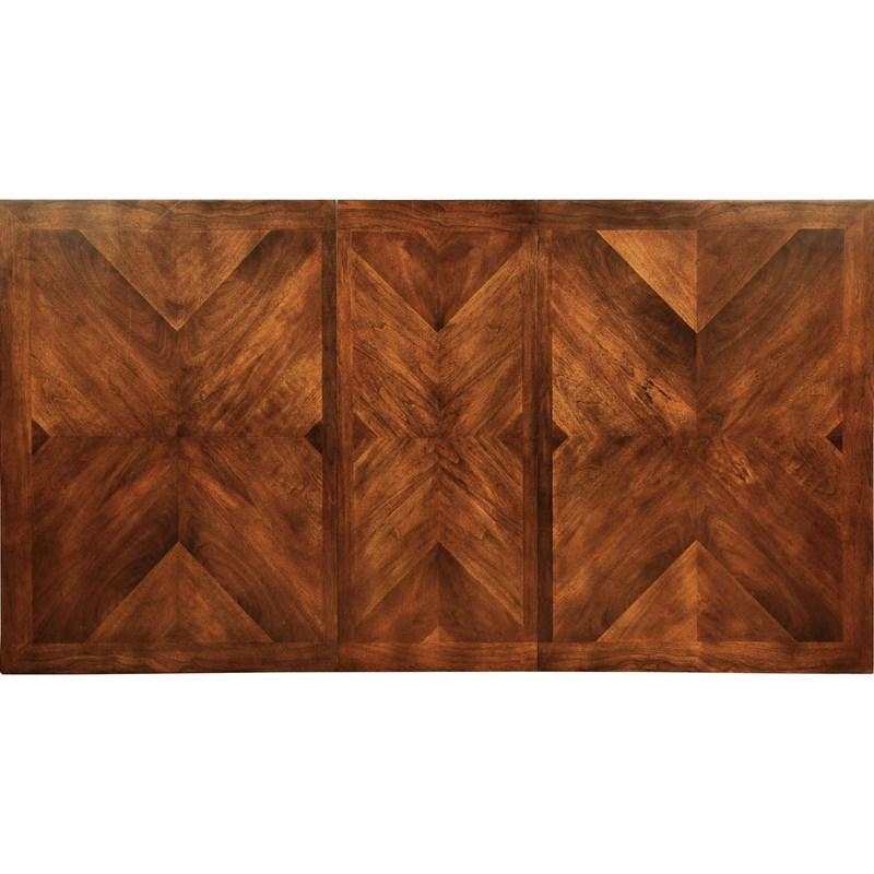 Hillsview Brown Cherry & Espresso Dining Table w/ 18" Extension