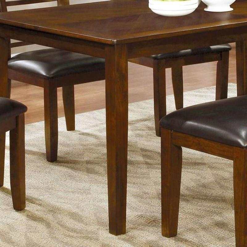 Hillsview Brown Cherry & Espresso Dining Table w/ 18" Extension