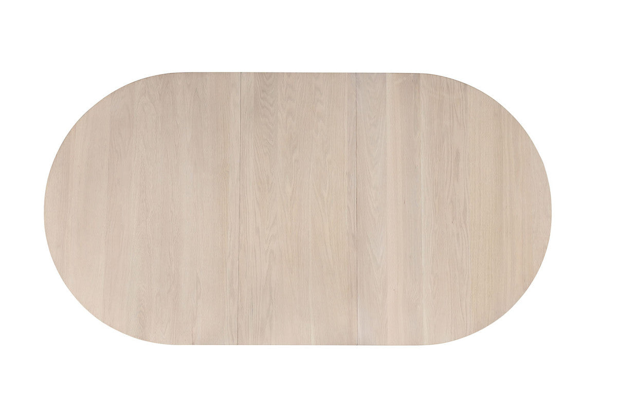 Hines White Oak 7 Pc. Oval Dining Set