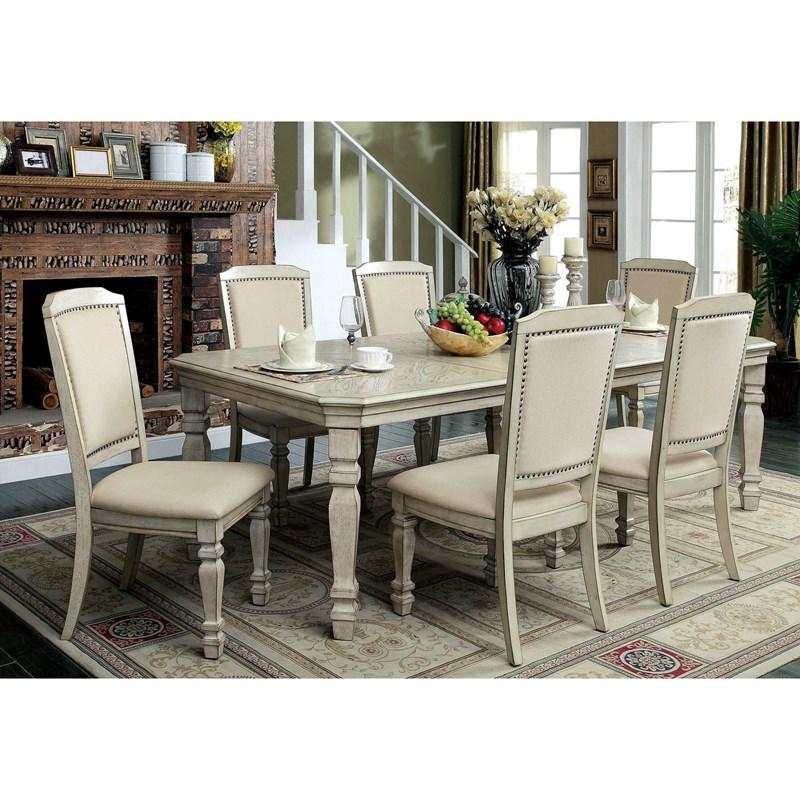 Holcroft Antique White & Ivory Dining Chair (Set of 2)