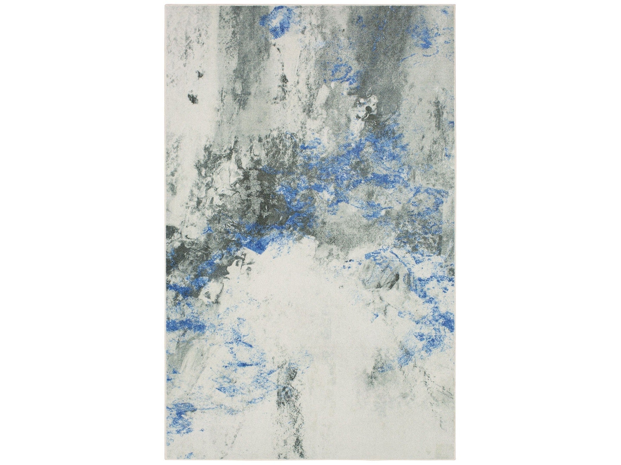 Hollie Blue/Gray 5' X 8' Area Rug