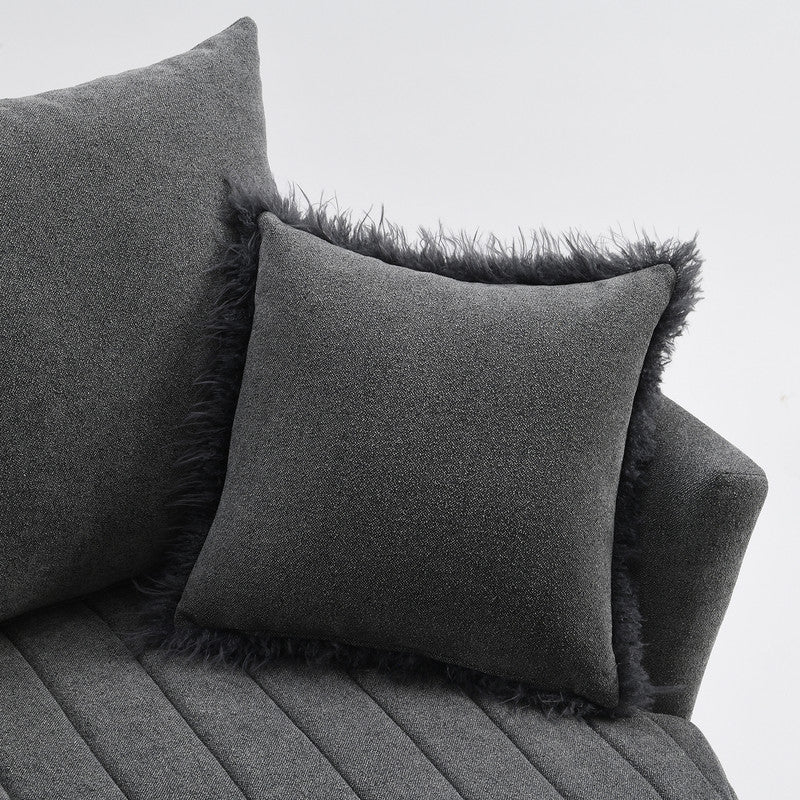 Hoople Dark Gray Swivel Chair