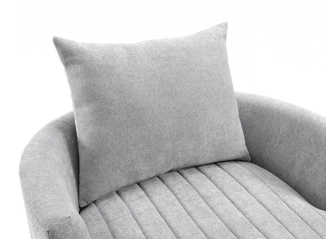 Hoople Light Gray Swivel Chair