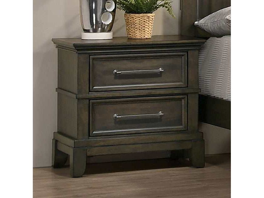 Houston Gray Nightstand