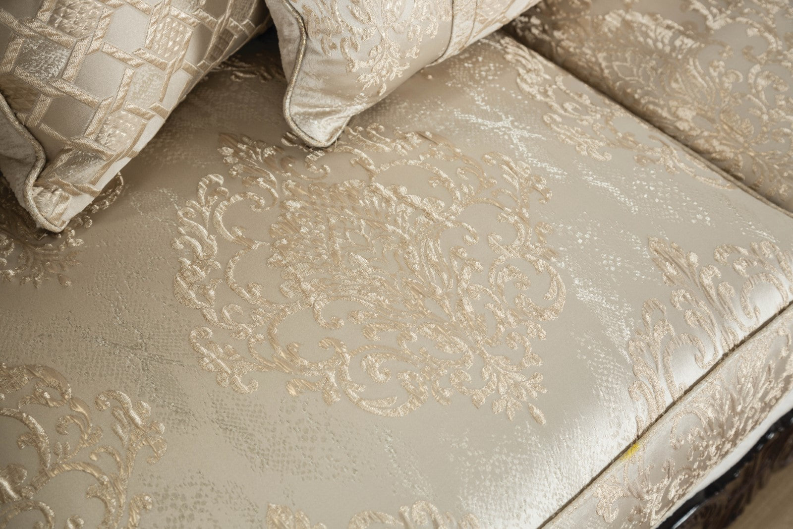 Huelva Beige/Dark Cherry Sofa