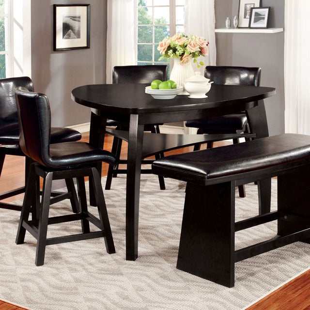 Hurley Black Counter Height Table