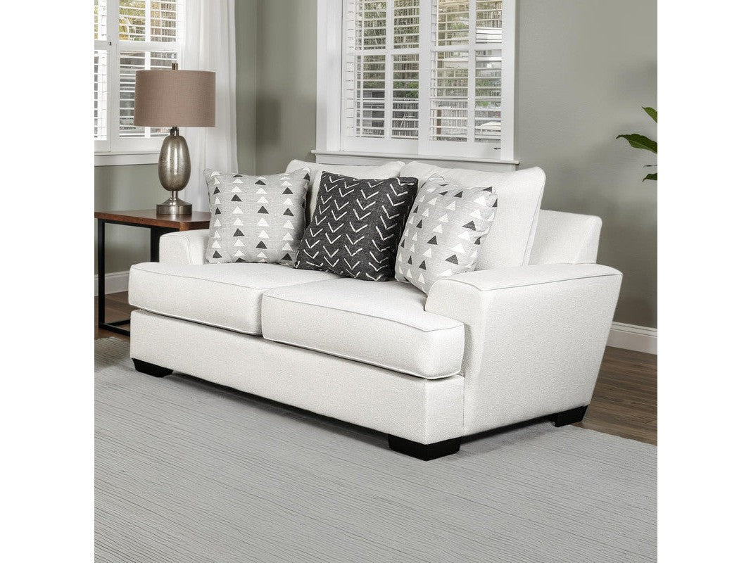 Hyde Park Gray Loveseat Pillows