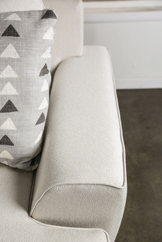 Hyde Park Gray Loveseat Pillows