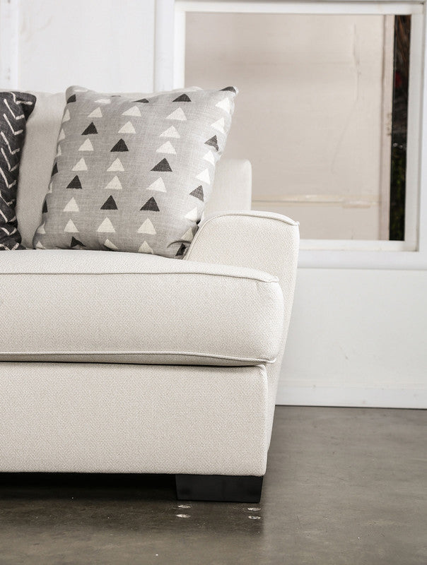 Hyde Park Gray Loveseat Pillows