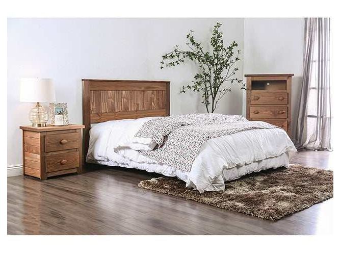 Ila Mahogany Queen Headboard
