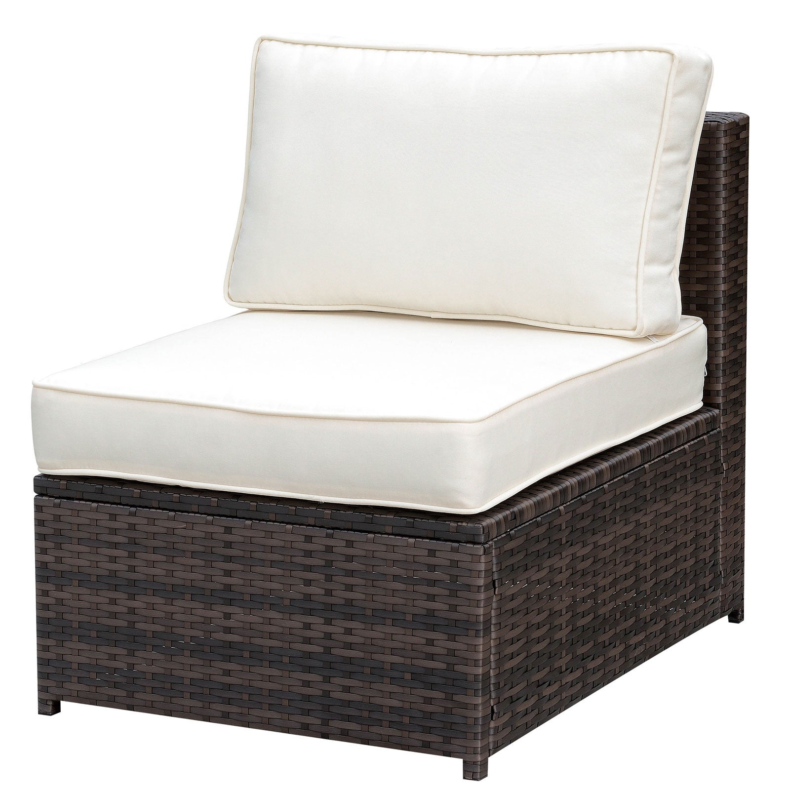 Ilona Brown/Beige L-Sectional & Coffee Table & End Table
