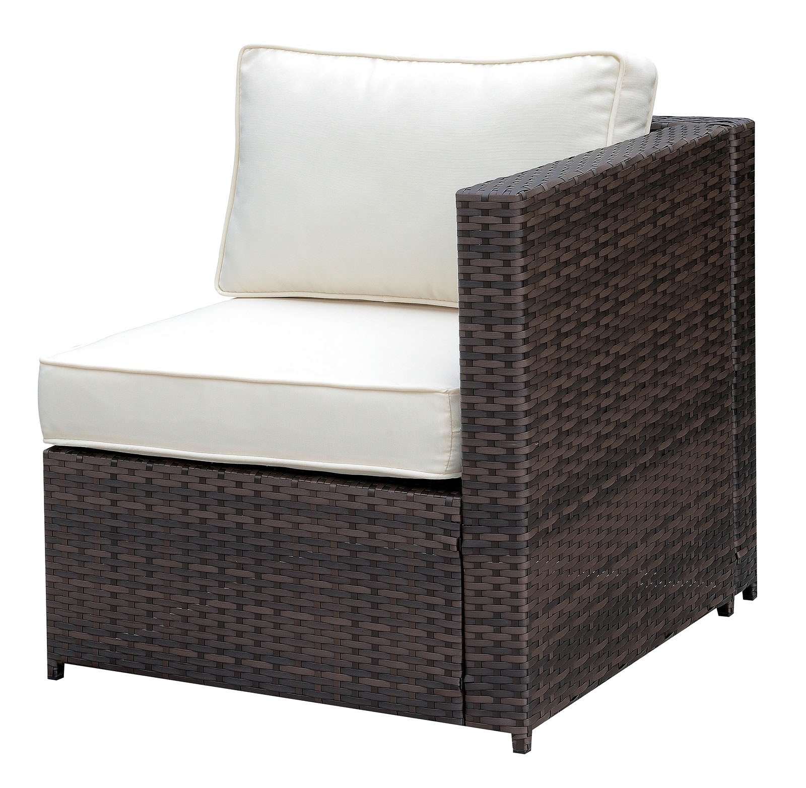 Ilona Brown/Beige L-Sectional & Coffee Table & End Table