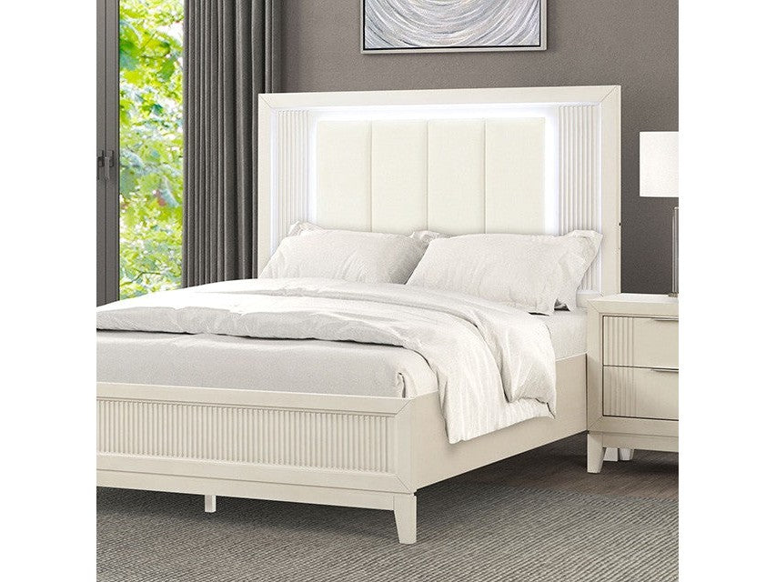 Isadore White Queen Bed