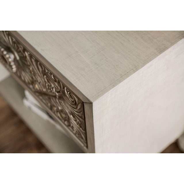 Jakarta Antique White Nightstand