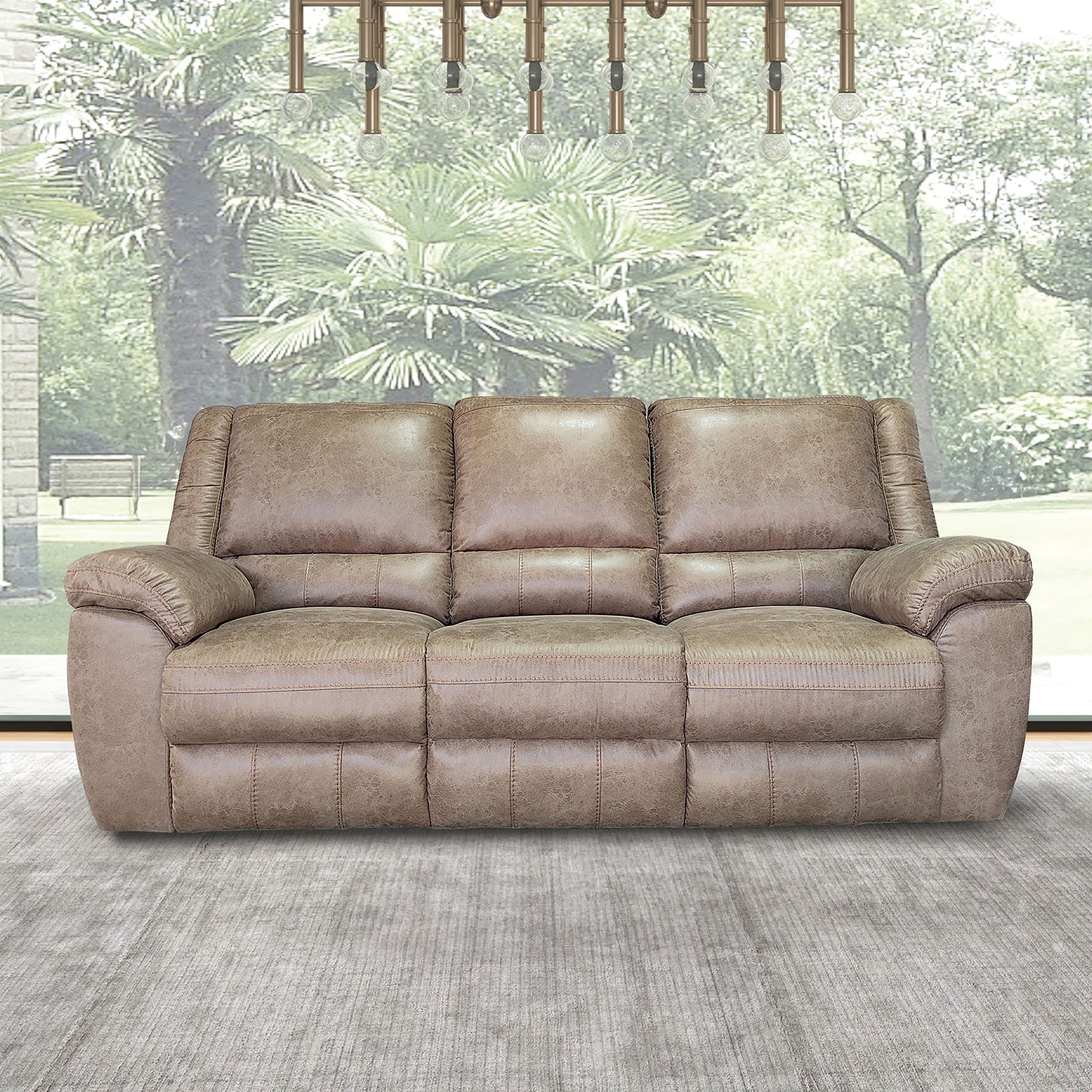 Jambi Brown Upholstery Living Room Set