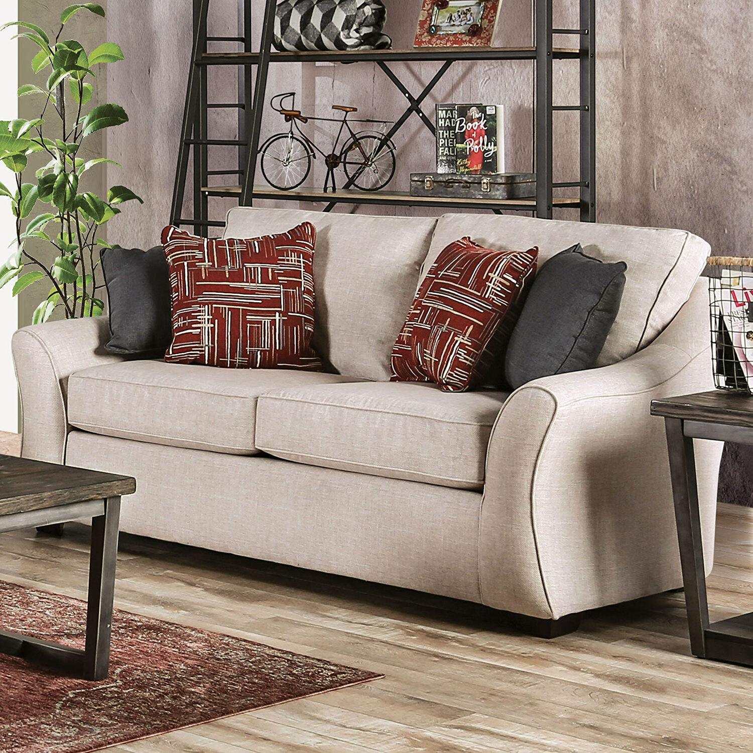 Jarrow Ivory Stationary Sofa & Loveseat 2pc