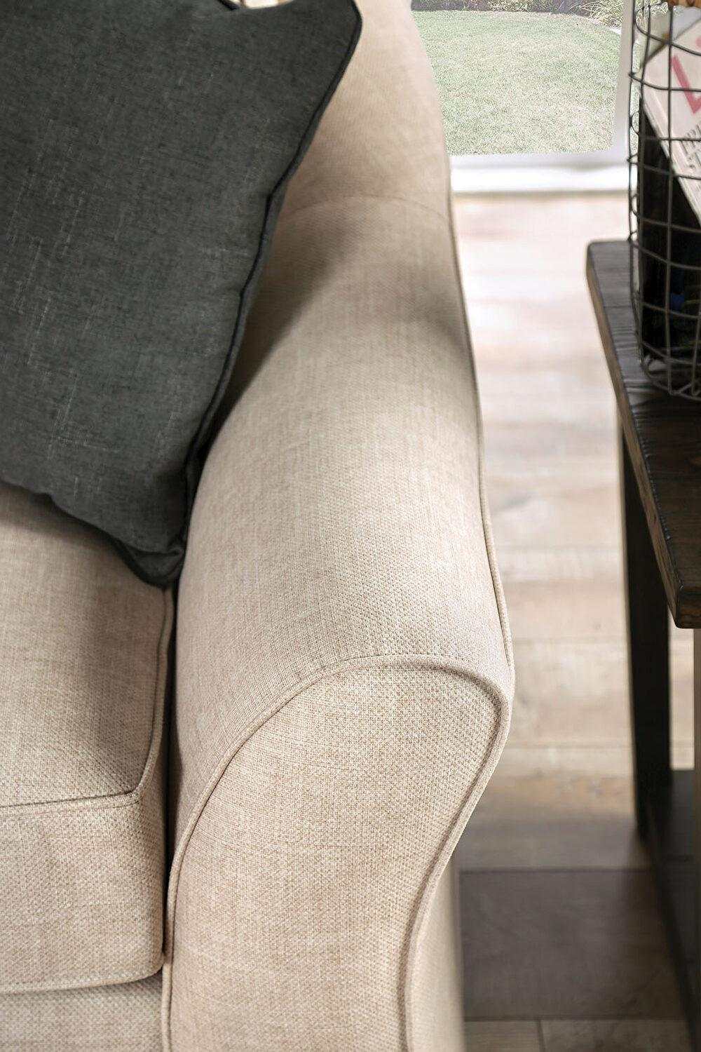 Jarrow Ivory Stationary Sofa & Loveseat 2pc