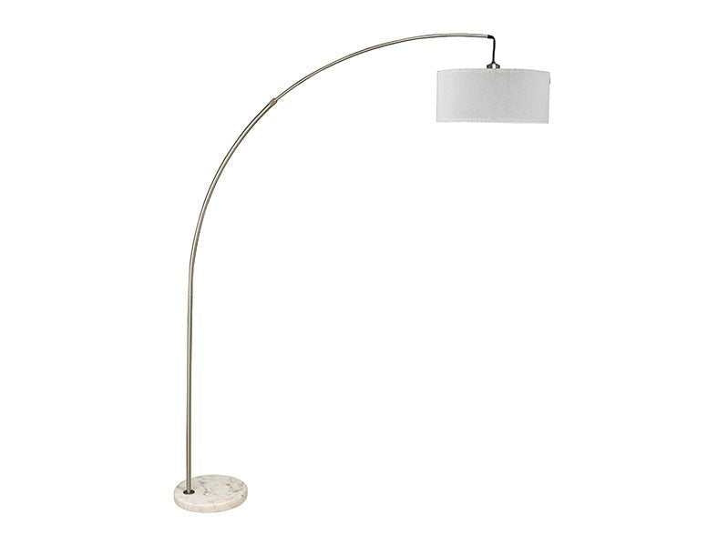 Jess Brushed Steel Arch Lamp