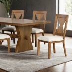 Johannes Rustic Oak Chair (Set of 2)
