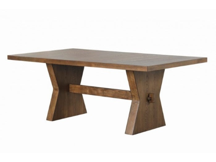 Johannes Rustic Oak Dining Table