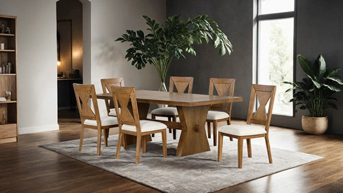 Johannes Rustic Oak Dining Table