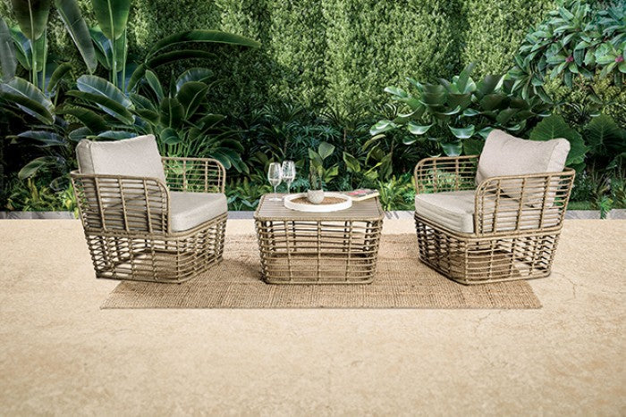 Johari Natural Outdoor Chair (Set of 2)