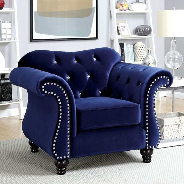 Jolanda Blue Chair