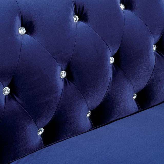 Jolanda Blue Loveseat