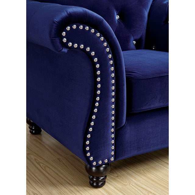 Jolanda Blue Loveseat
