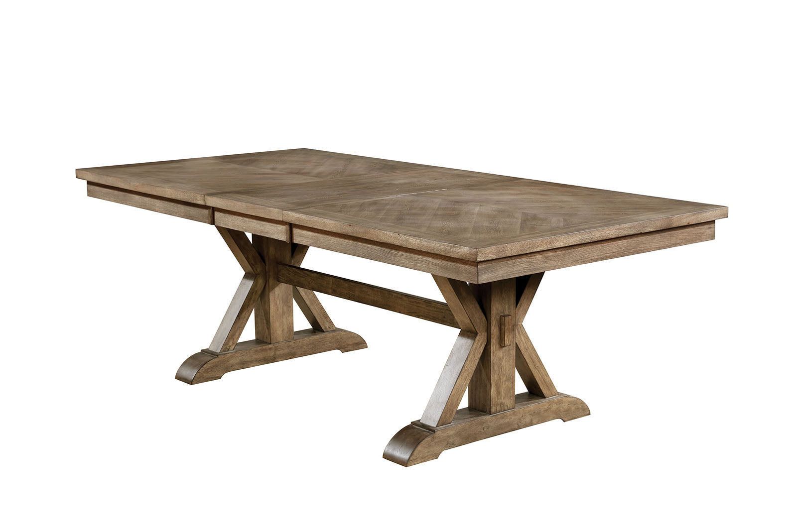 Julia Light Oak/Beige 7 Pc. Dining Room Set