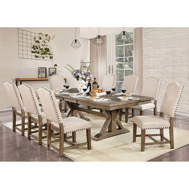 Julia Light Oak/Beige Dining Table
