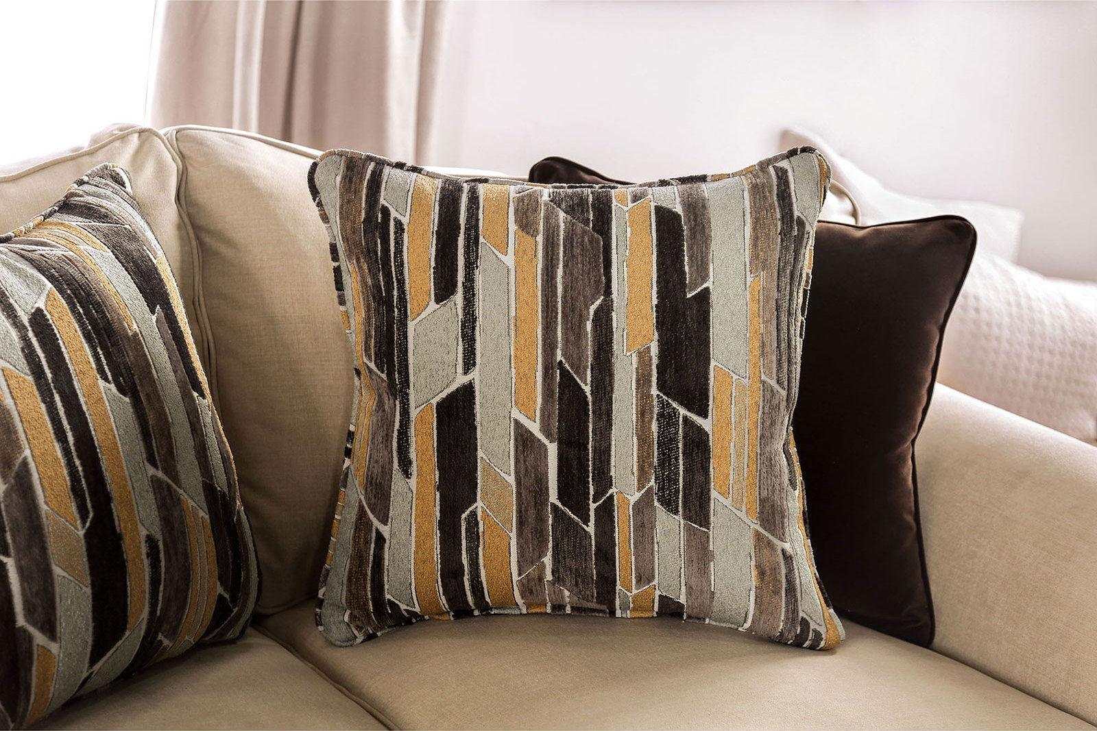 Kailyn Sand Stationary Sofa & Loveseat 2pc