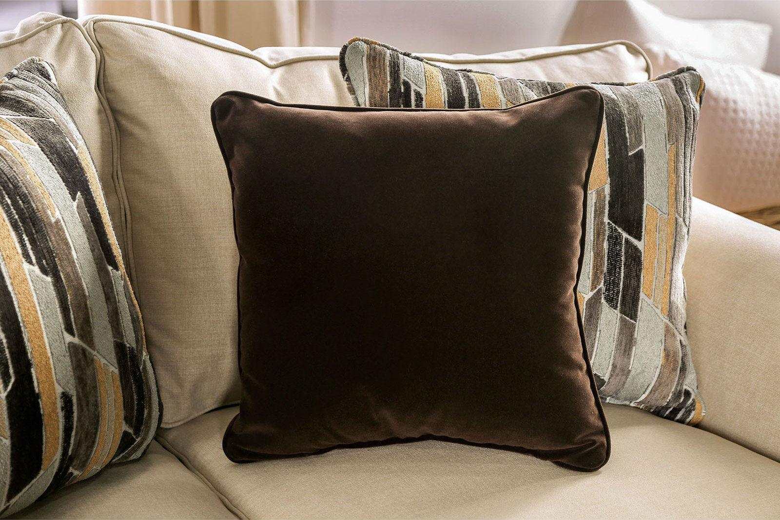 Kailyn Sand Stationary Sofa & Loveseat 2pc
