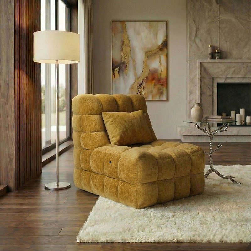 Kamili Yellow Massage Chair
