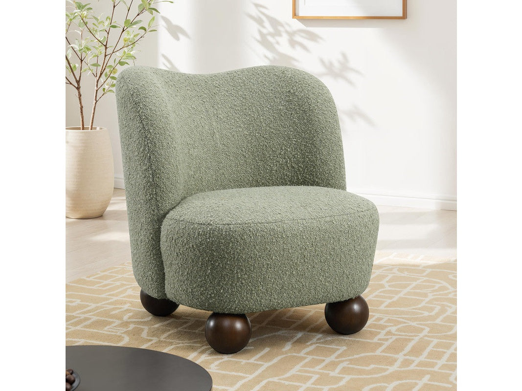 Karey Green Accent Chair