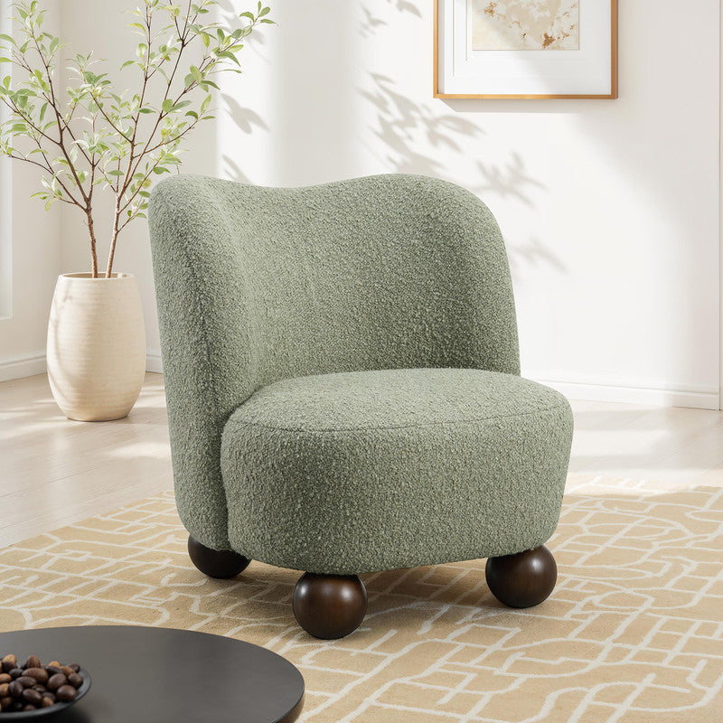 Karey Green Accent Chair