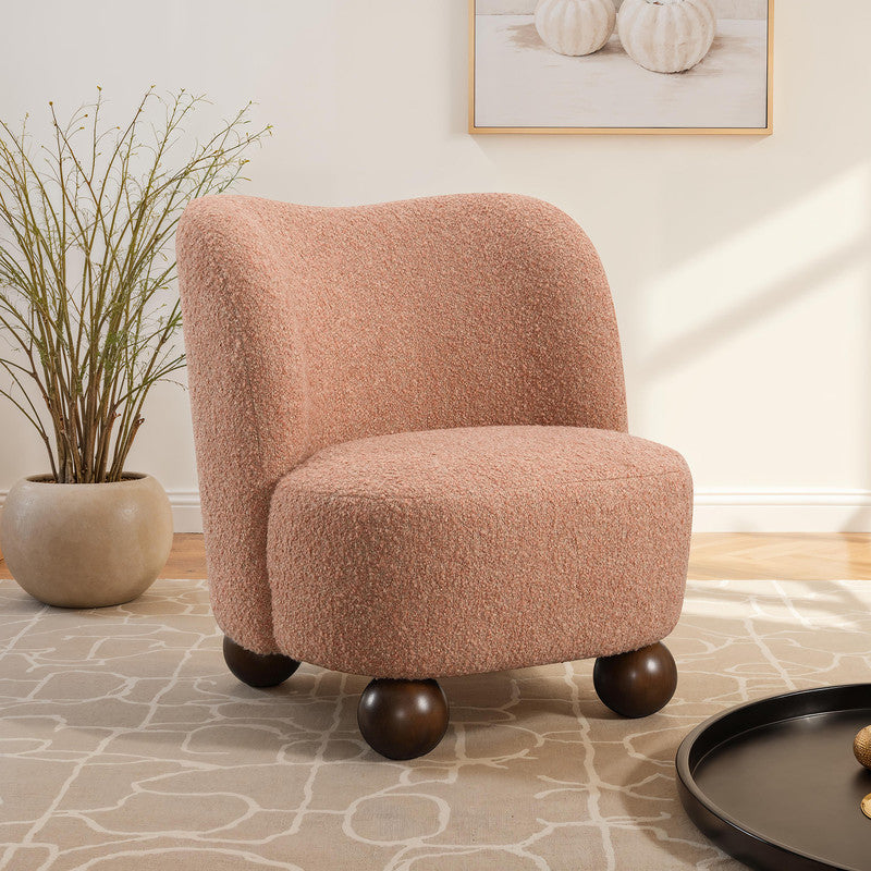Karey Pink Accent Chair