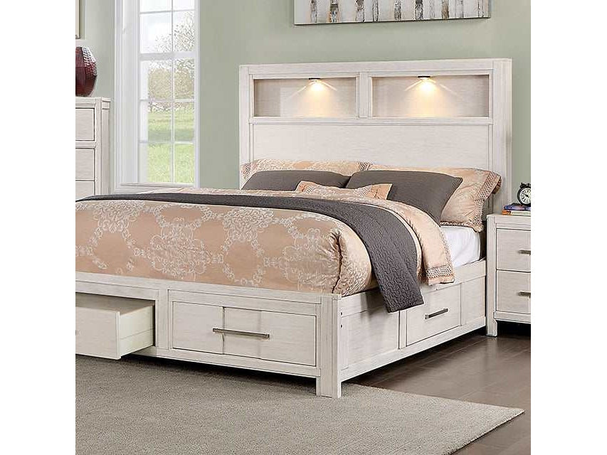 Karla White California King Bed