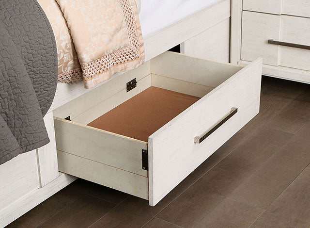 Karla White California King Bed