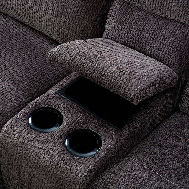 Karlee Gray Sectional w/ Console