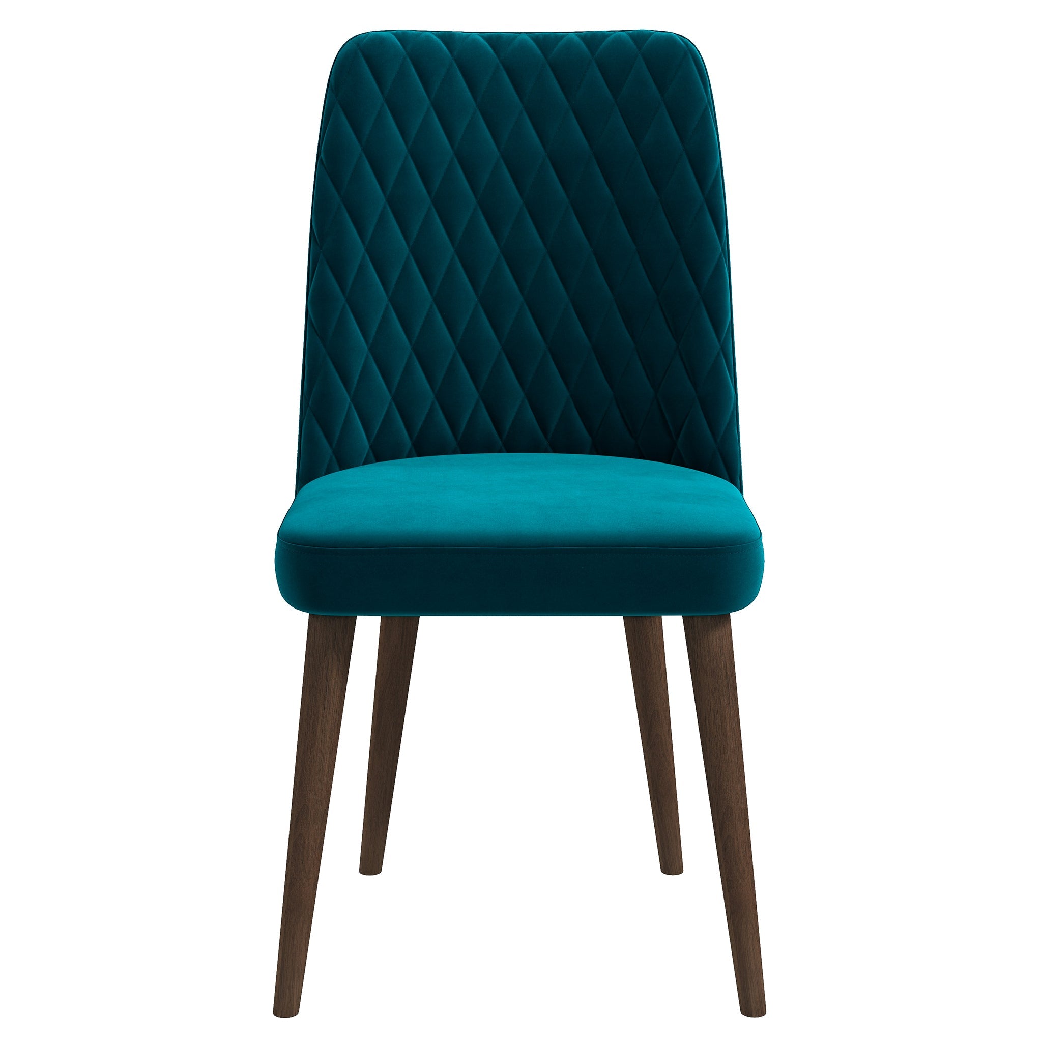 Katie  Teal Velvet Dining Chair (Set Of 2)