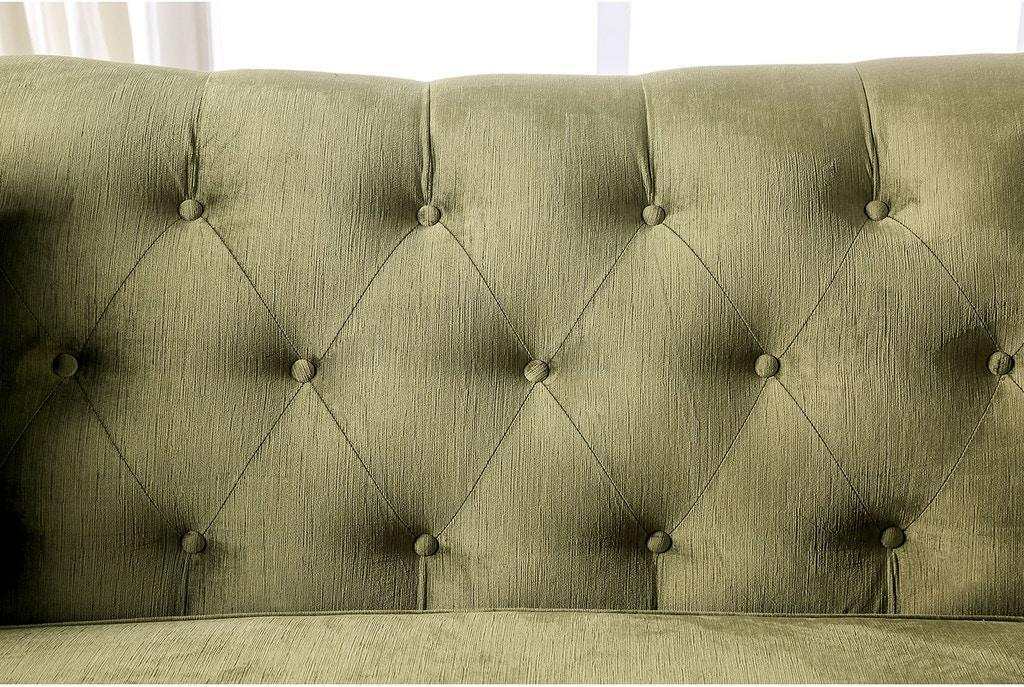 Kaye Green Stationary Sofa & Loveseat 2pc