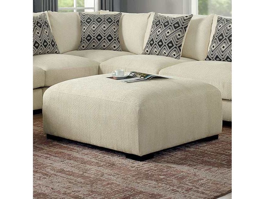 Kaylee Beige Ottoman