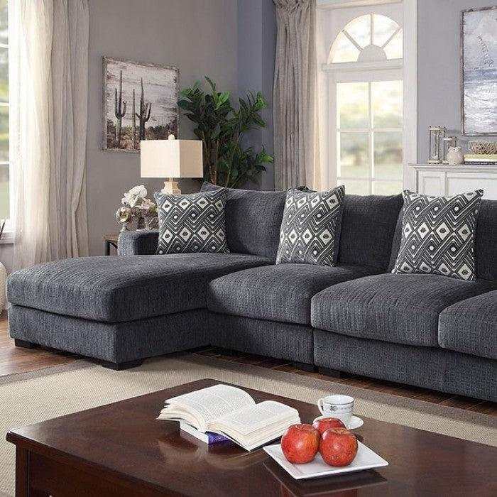 Kaylee Gray 3pc LAF Sectional Sofa