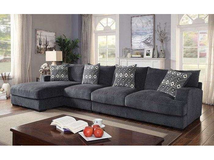 Kaylee Gray 3pc LAF Sectional Sofa
